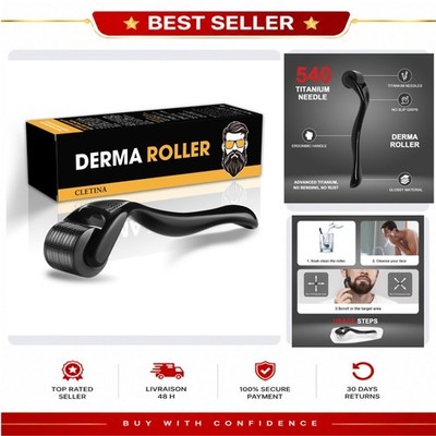 Titanium Derma Roller 0.25mm Microneedling Skin Care Tool Home Use