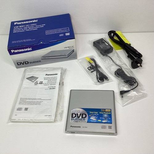 Panasonic VW-BN1 DVD Burner For Camcorder Silver - Turns On (E2) W#666