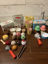 Melissa  Doug Ice Cream Flavors Cones Cup Scooper  Lemonade Drink-Replacements