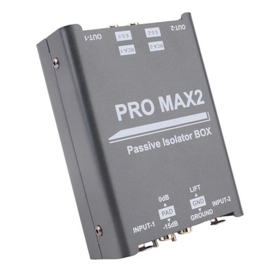 2-Wege-Audio-Isolator, Audio-Stromrauschunterdrücker, XLR 6.5, -Isolat3438