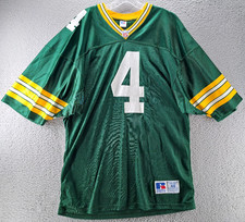 VINTAGE Green Bay Packers Jersey Mens 48 4 Brett Favre Russell Athletic USA