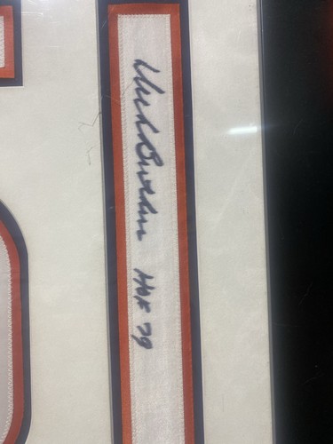 Sick Butkus Signed Framed and Matted Jersey Numbers Autographed Beckett COA - Picture 3 of 4