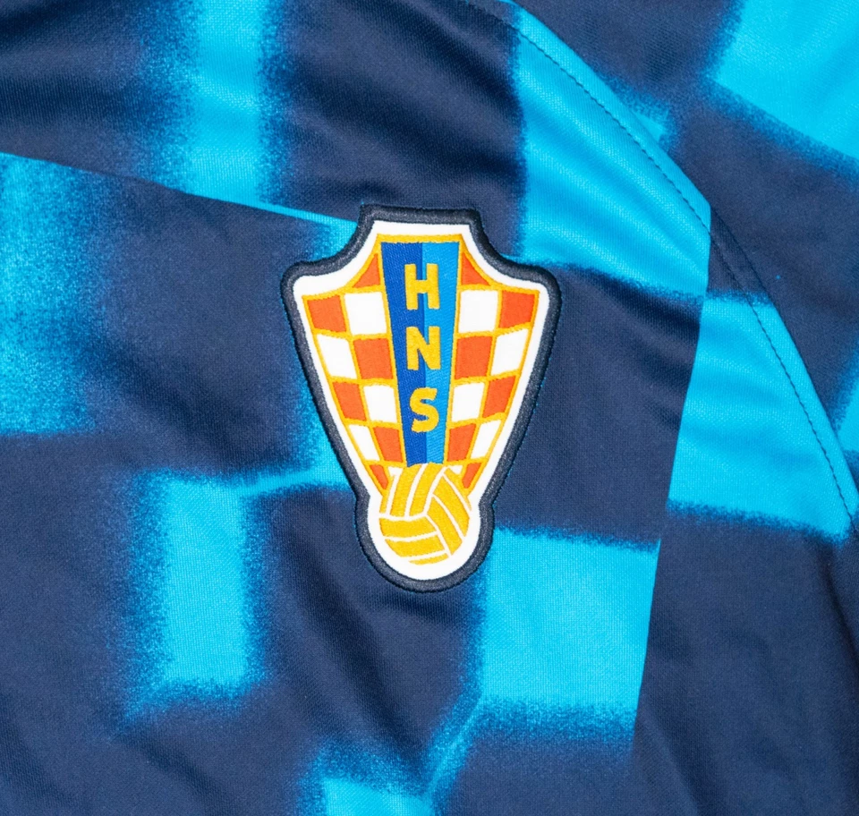 Nike Croatia Soccer Jersey Shirt Mens Medium Blue HNS #10 Luka Modric Futbol - Image 3 of 4