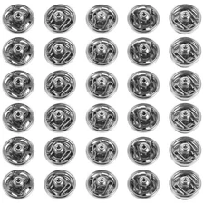 120 Pcs Metal Buttons for Clothing Snap Sewing Doll Shirts Baby Clothes Snaps