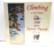 NEW 500 Pc JOH NAITO Applejack Art Partners CLIMBING Squirrels Sunsout 2008