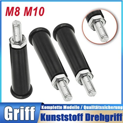 Drehgriff Handkurbel Kurbelgriff Kunststoff drehbarer Griff Ballengriff M8 M10 - Bild 1 von 4
