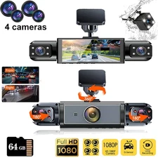2025 Dash Cam HD 1080P Lens Car DVR Recorder Front and Rear Camera for Car Video