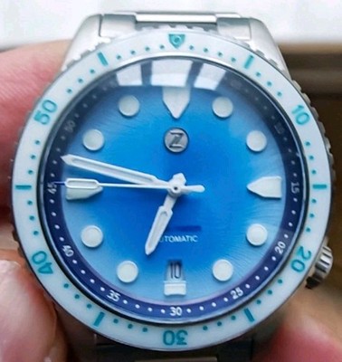 Zelos Mako V3 LAGOON BLUE Automatic Watch