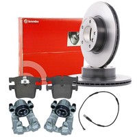 Brembo Bremsscheiben BeläGe Mit Wako Bremssattel Vorne FüR Bmw F20-F23 F30-F36