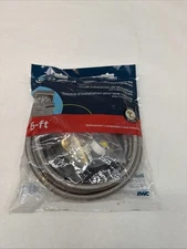 Eastman 6-ft Dishwasher Installation Kit w/ Braided Hose & Power Cord - 98552LA