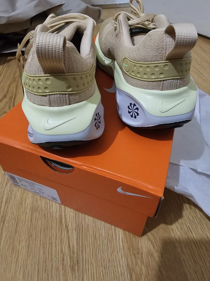 11 uk -Nike React Infinity Rn4 Seasame Running Shoes(rrp £154) - Image 3 of 4