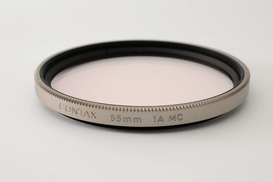 [Almost Unused Box] Contax 55mm Filter Set 1A A2 B2 Titanium G2 21mm From JAPAN - Image 3 of 4