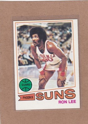 1977-78 TOPPS BASKETBALL WHITE BACK RON LEE #117 SUNS NM *A46004