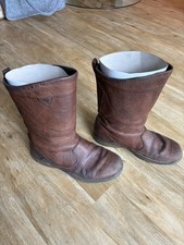 Sea boots sailing boots Musto HPX leather size 46 leather boot BN Brown FS0550