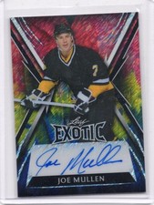 2024 Leaf Metal Hockey Legends Exotic Diagonal Shimmer Parrot Joe Mullen /5