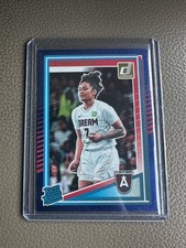 2025 Rated Rookie Blue Shimmer Te-Hina Paopao Donruss /49 #91 Atlanta Dream