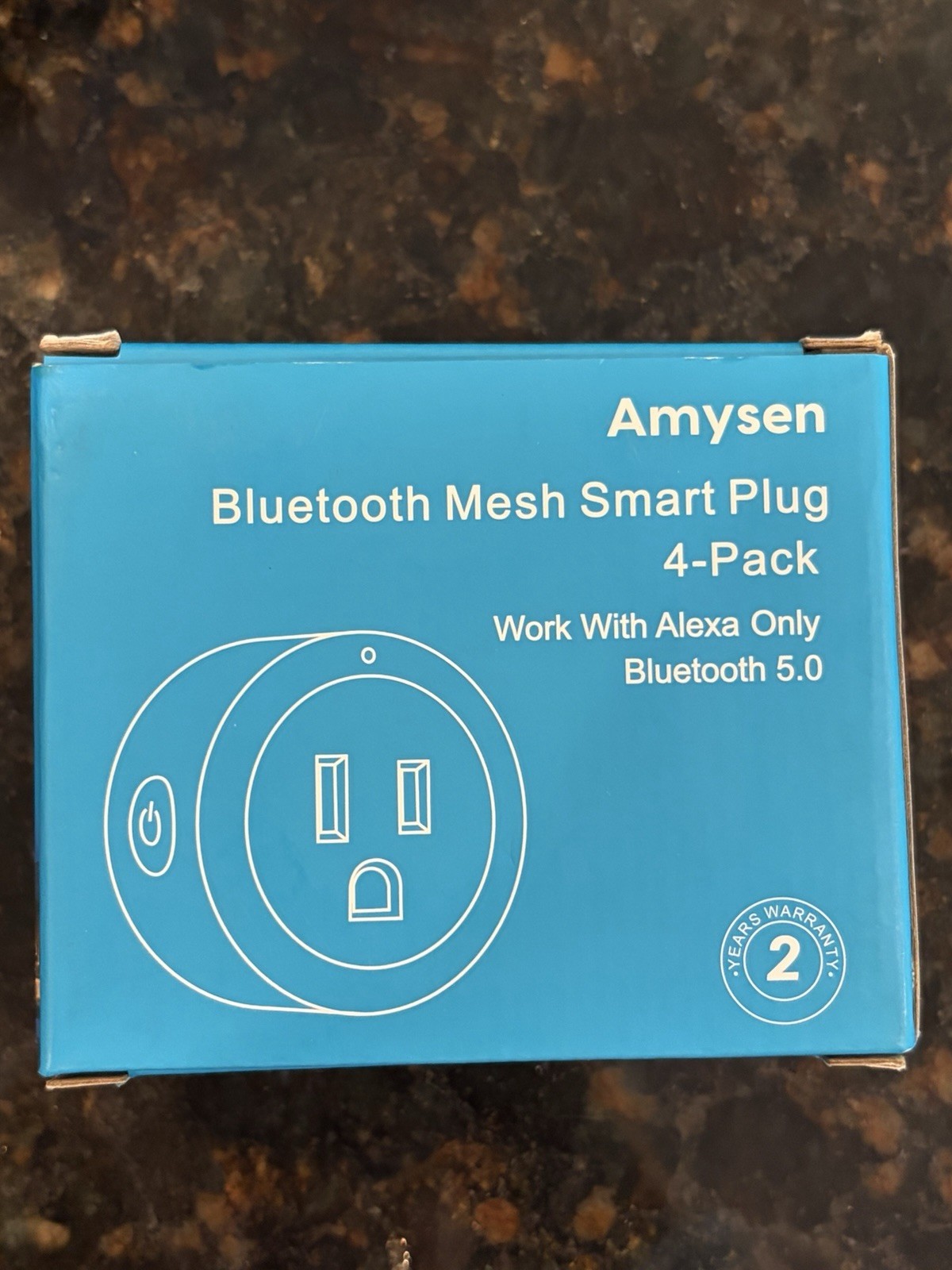 Amysen Smart Plug Bluetooth 5.0 Mesh 4 pack Compatible with Alexa Only NIB
