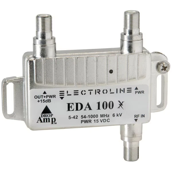 Electroline EDA100 Low Noise Mini CATV Cable and Antenna TV Amplifier +15dB NEW - Image 4 of 4