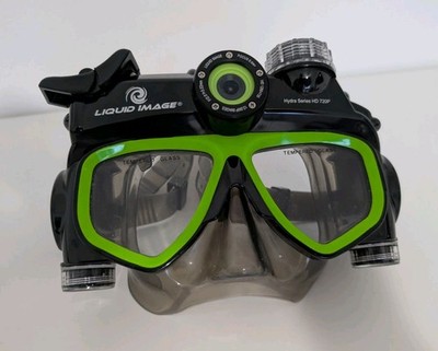 Liquid Image Dive Mask Hydra 305 HD 720p 12Mp Underwater Camera Mask 130ft/40M