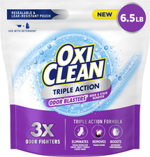 Triple Action Odor Blasters Odor and Stain Remover Powder, Use with Detergent...