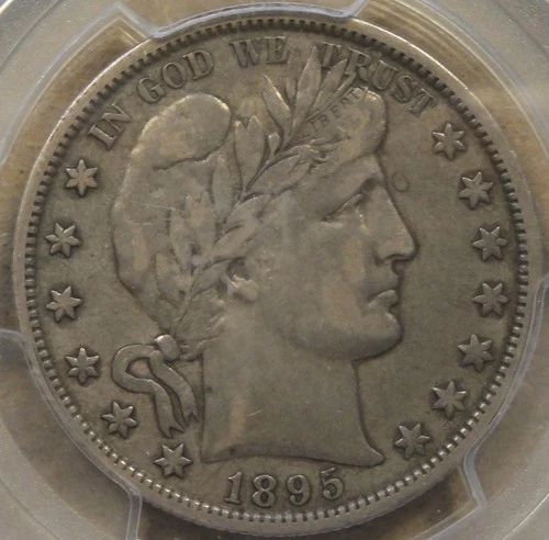 1895-O Barber Half Dollar 50c PCGS Certified VF35