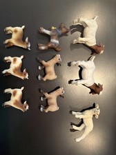 Vintage Schleich Goats and lamb Retired 2001 Lot of 9