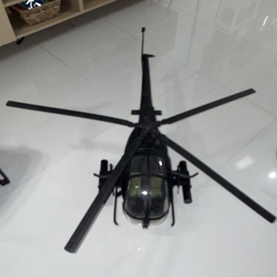 21st Century Toys 1:6 MH-6 Little Bird Military Helicopter Black