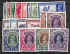 INDIA SG247/64 1937-40 DEFINITIVE SET MTD MINT