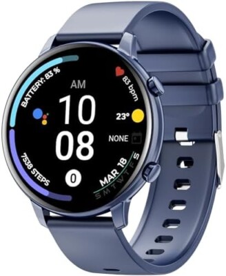 Smartwatch Herren Telefonfunktion Armbanduhr Watch für iPhone Samsung Huawei Tab