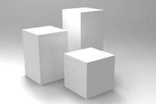 Plinth, Custom made, up to 1000mm x 500mm x500mm Exhibition Gallery Retail Home