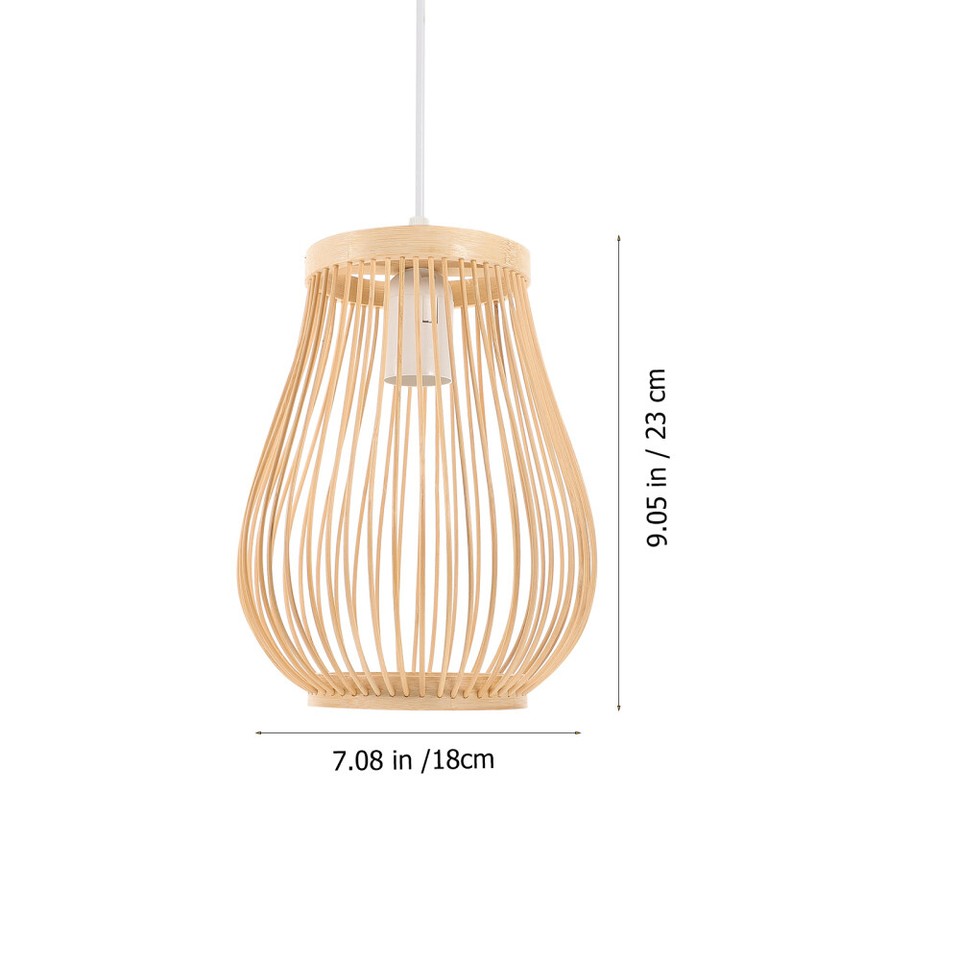 Lamp Living Outdoor Bamboo Chandelier Lampshade Light Bulbs eBay
