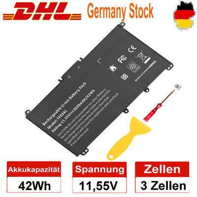 TF03XL Akku für HP Pavilion 15-CC 15-CD 17-AR Series HSTNN-LB7L HSTNN-LB7X 42Wh