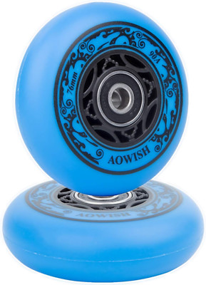 76Mm 90A Ripsurf Wheels W/Bearings ABEC-9 for Ripstik DLX Caster Board, Deluxe J