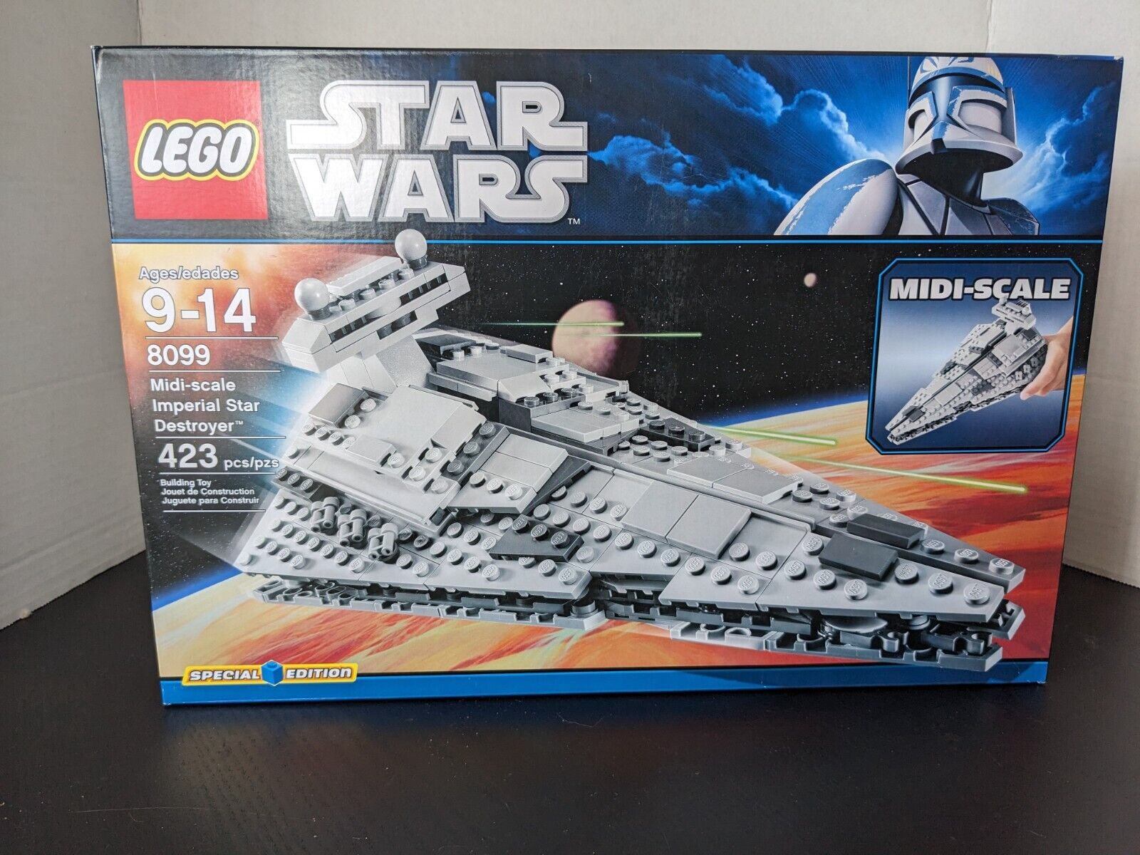 Lego Star Wars Midi-scale Imperial Star Destroyer 8099 Brand New, Sealed Retired