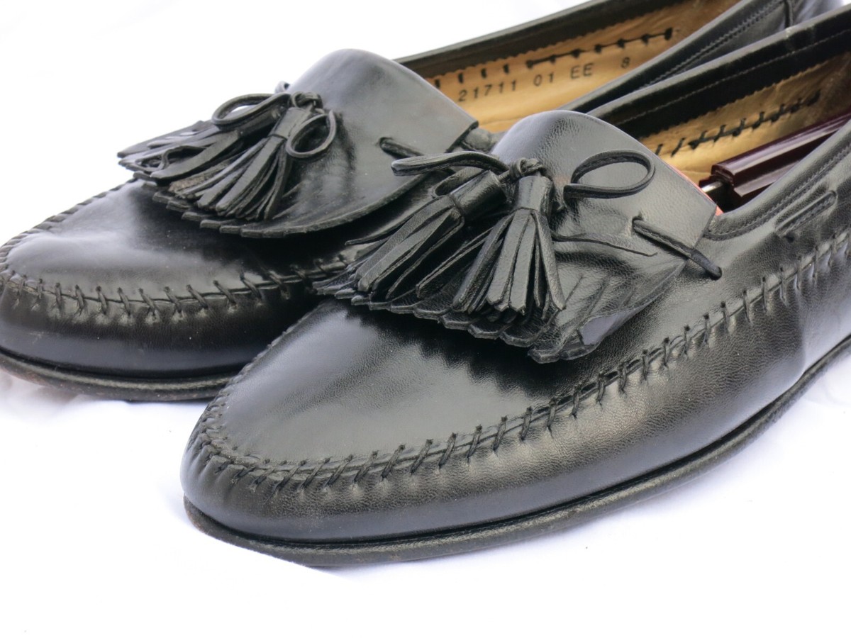 Mens SANTONI Slip On Tassel 8 EE Wide | eBay display picture 1