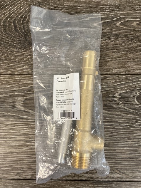 Orbit WaterMaster 3/4" Messing Quick Coupler Key Für Unterirdische Sprinkler-Ventile