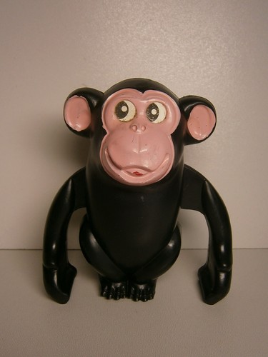 Monkey Wind-up Toy 1982 Vtg Soviet Children Kids Clockwork Automaton USSR Black - Picture 9 of 12