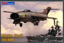 ART Model 1/72 YAKOVLEV Yak-36 "FREEHAND" Soviet VTOL Naval Fighter