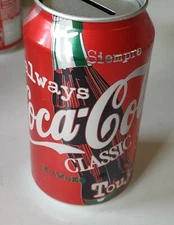 Vintage Coke BANK can Sempre Always TOUJOUR coke