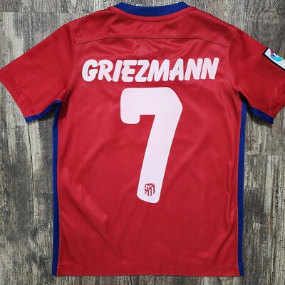 2016 Nike Atletico Madrid Home Soccer Jersey Antoine Griezmann