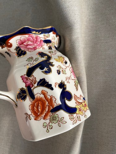 Mason's Patent Mandalay ironstone pitcher Jug 5 1/2"tall - Picture 2 of 17