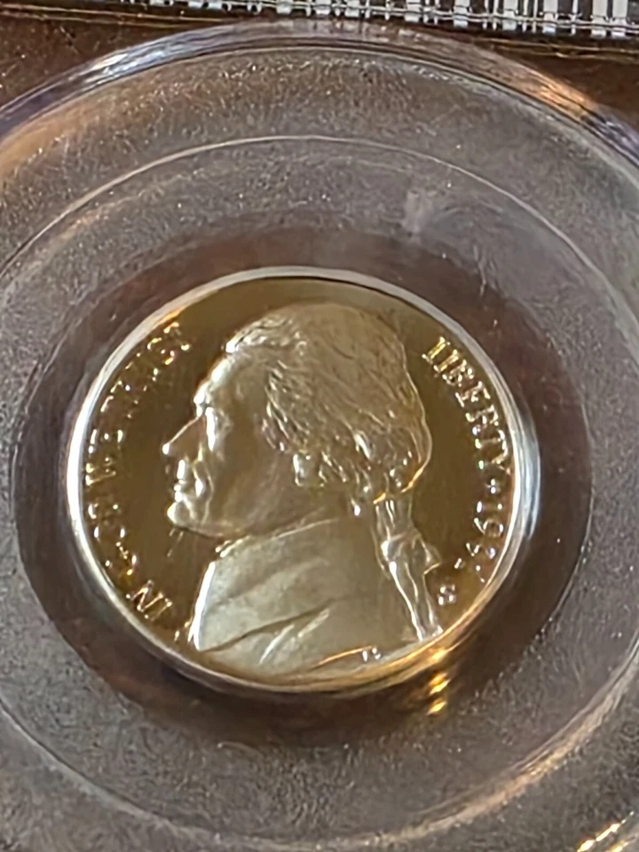 1991-S Jefferson Nickel PCGS PR69DCAM 5C Proof Deep Cameo Coin #94226.69 - Image 4 of 4