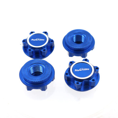 Écrous Moyeu Aluminium 17mm Pour RC Traxxas X-MAXX XRT X-Truck — Référence 7756 — Hexagonaux, Légers Et Durables