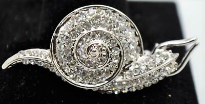 Fashion Jewelry Silver Crystal Brooch Crystal Brooch Silver Marquis Pin Vintage Icy Fashion  main image 4