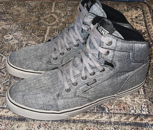 Vans Winston grey rock mens shoes hi 