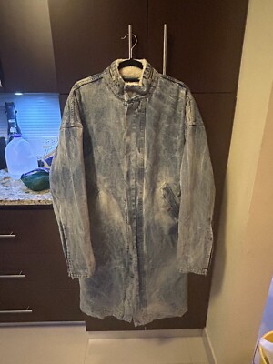 Fear of God Selvedge Denim Holy Water Alpaca Deck Coat | eBay