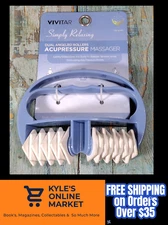 Vivitar Simply Relaxing Dual Angled Rollers Acupressure Massager - NEW