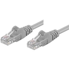 Intellinet Cavo di rete Patch CCA Cat. 5e Grigio UTP 1 mt