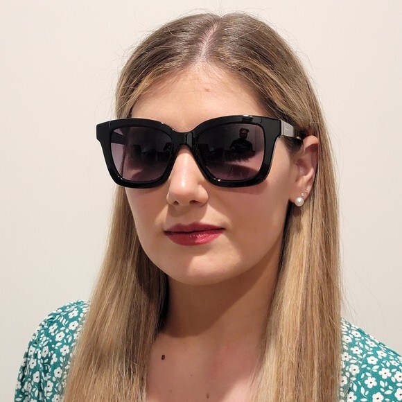SALVATORE FERRAGAMO SF955S-001 Sunglasses Size 53mm 19mm 140mm Ferragamo Sf955s 001 Wayfarer Sunglasses In Black | ModeSens main image 3