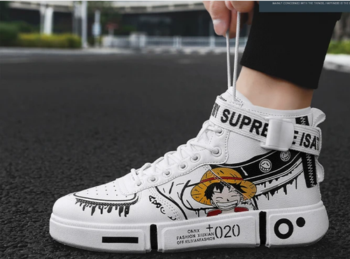 Neue Anime-Schuhe, Malerei, modische Turnschuhe, Walking Schuhe, Damen,Herren - Bild 5 von 8